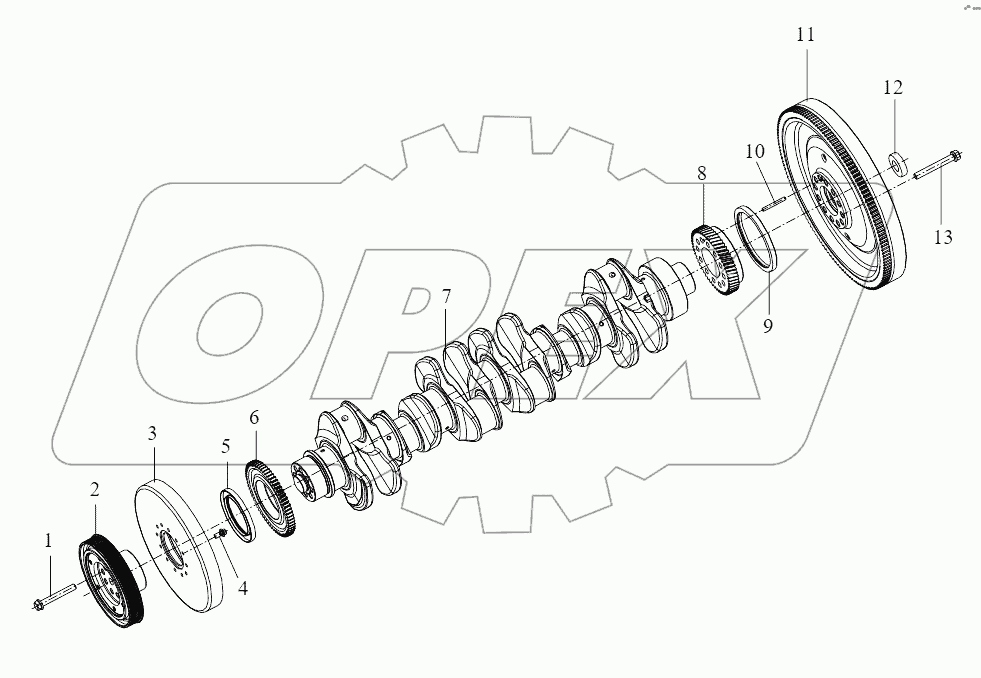  Crankshaft and Flywheel