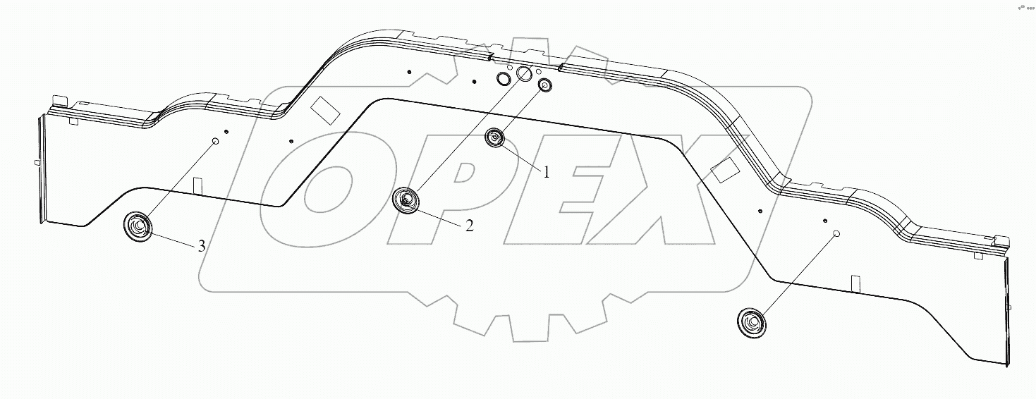  Hole Plug, Rear Wall