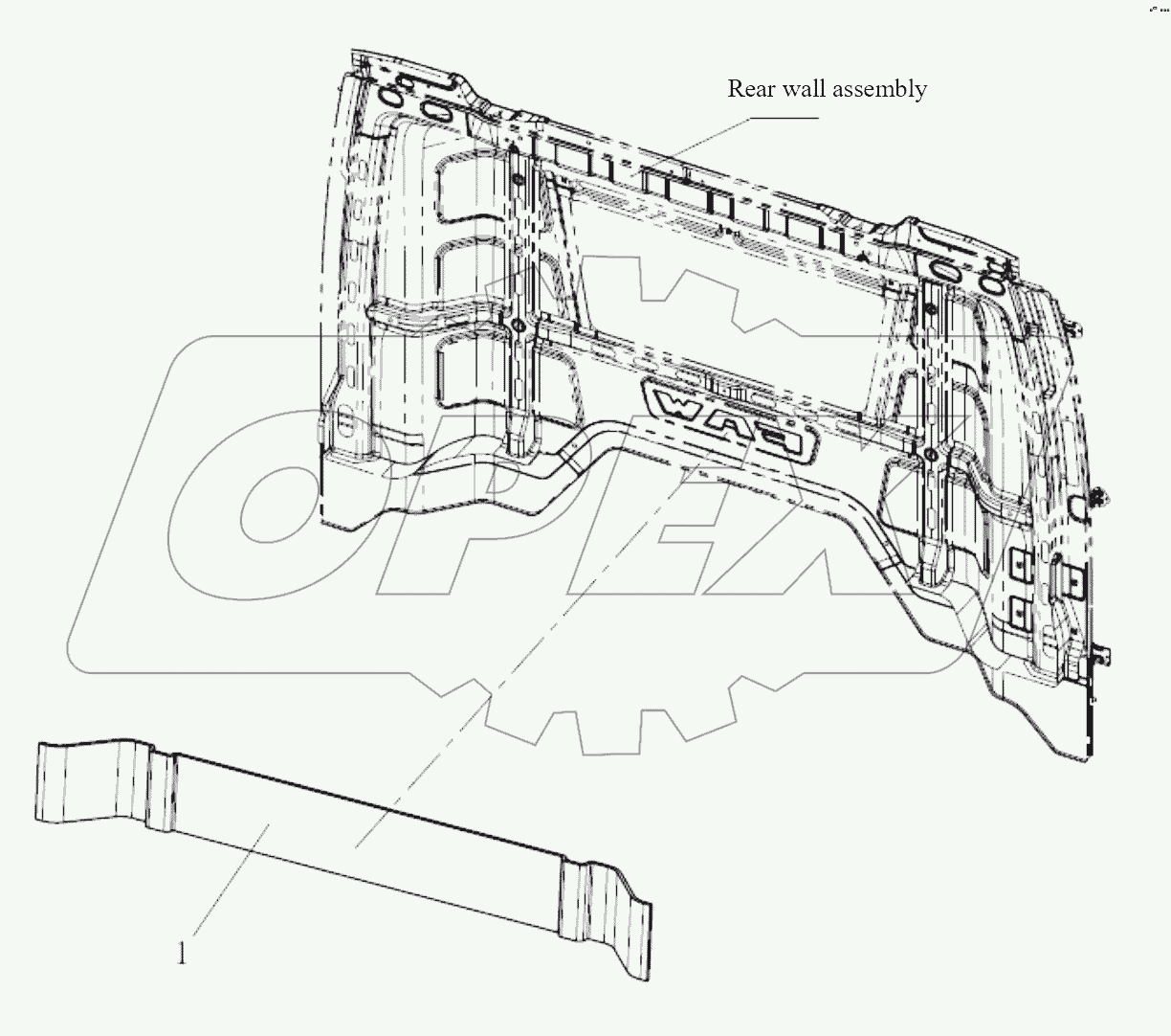  Rear Wall Facing (I)