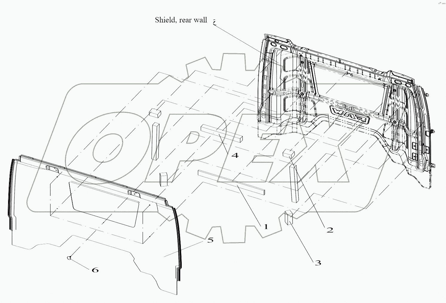  Rear Wall Facing (II)