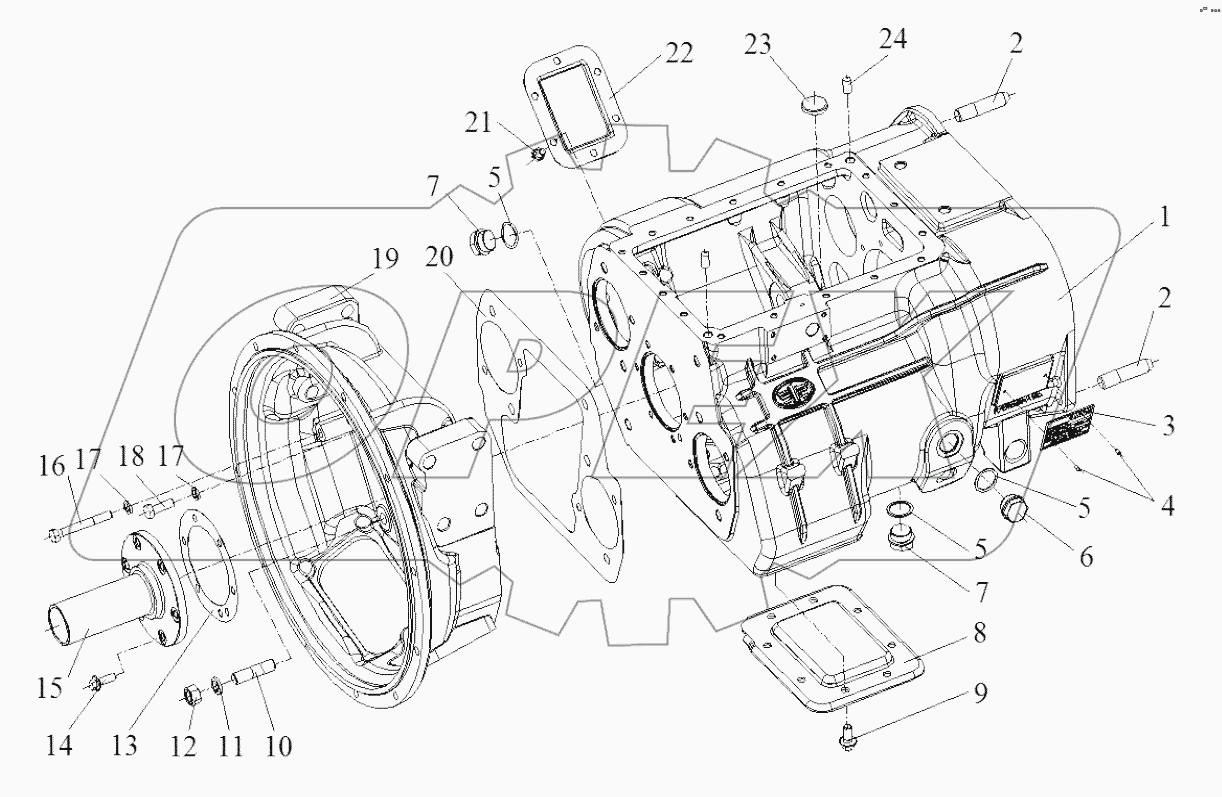  Clutch & Transmission Housings