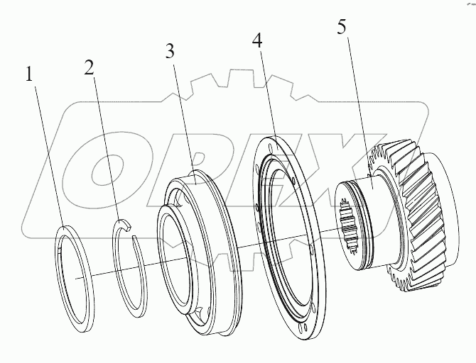  Auxiliary Transmission Drive Gear
