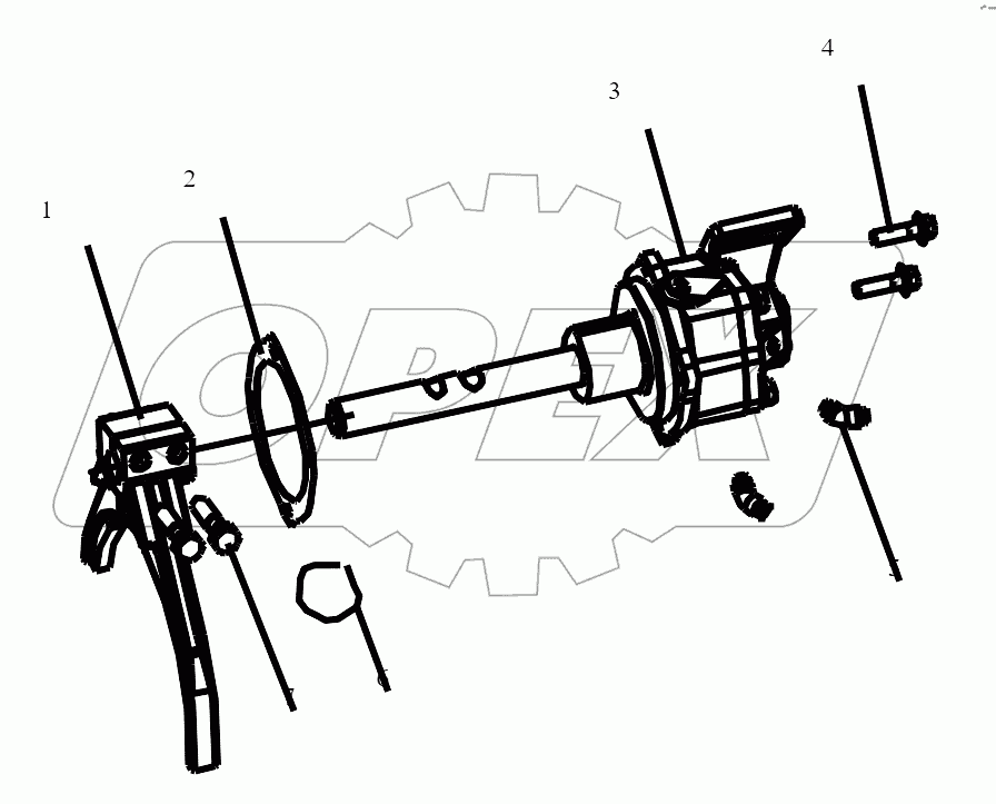  Auxiliary Transmission Case Gears