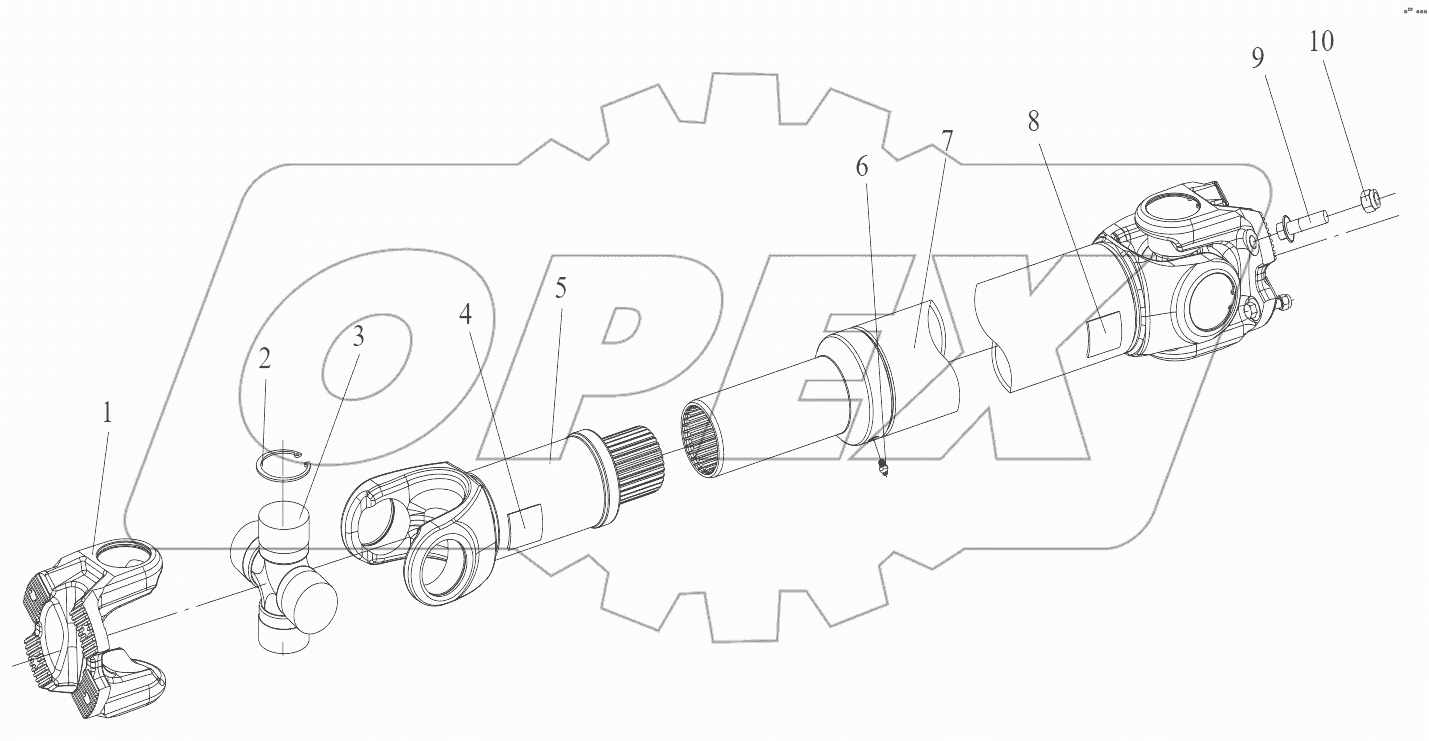  Intermediate Axle Drive Shaft