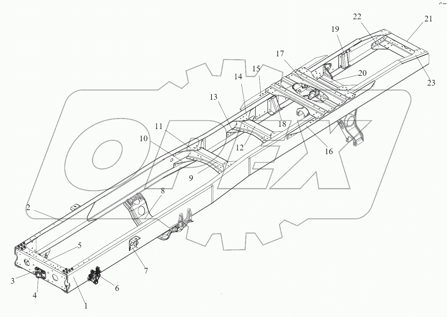  Frame and Bracket Assembly