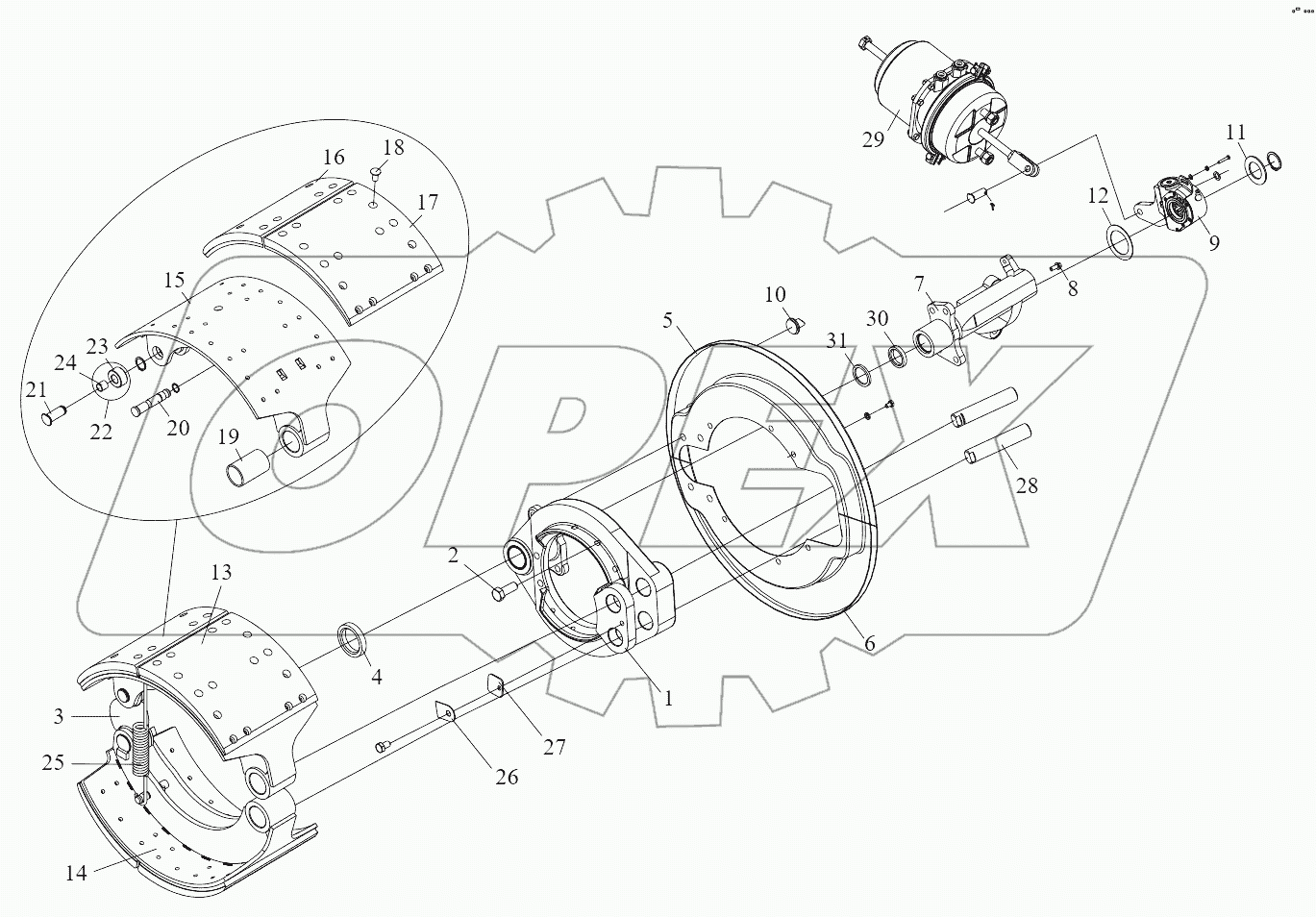 Rear Axle Brake