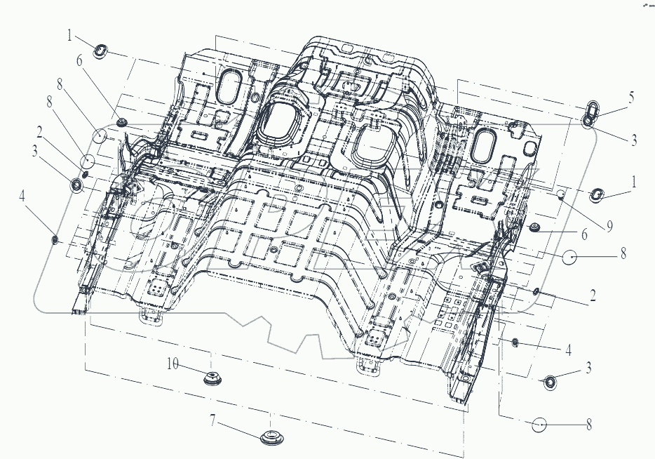  Заглушка пола