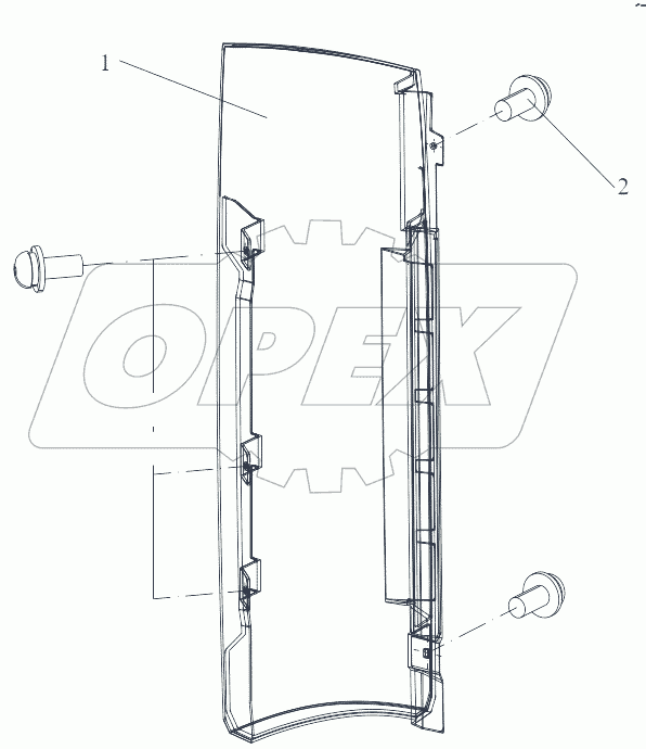  Правый обтекатель