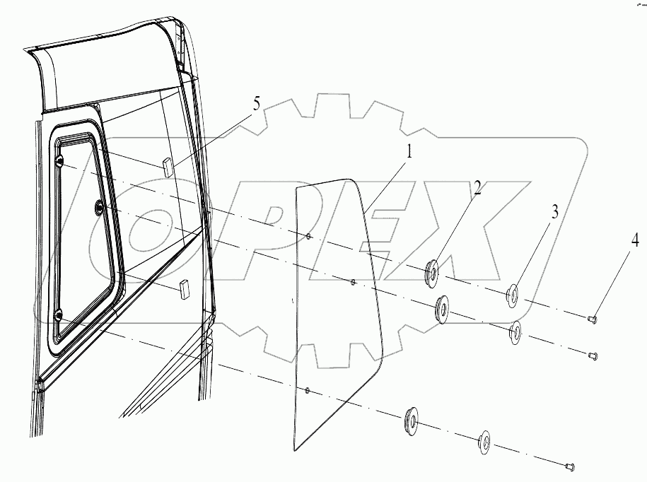 Боковое стекло