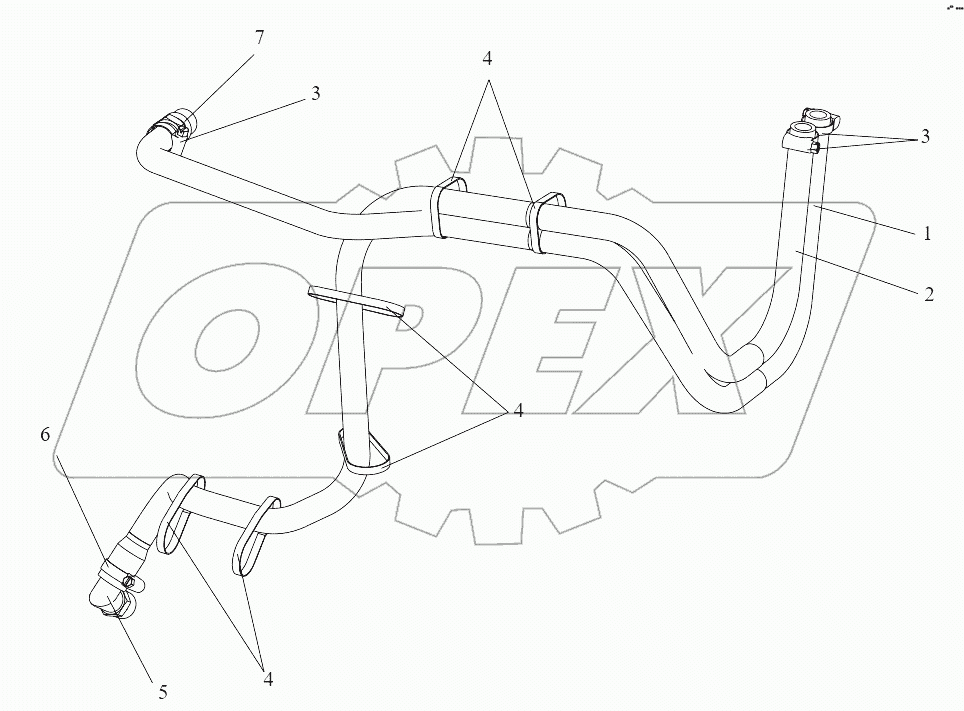  Водопроводы отопителя