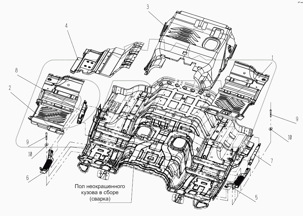  Компоненты коврика