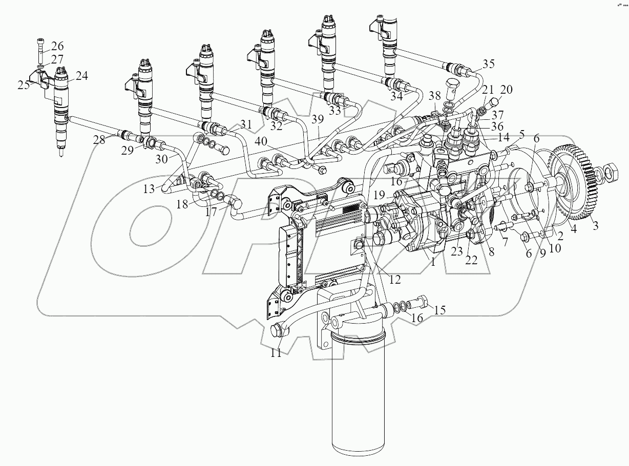  Система подачи топлива