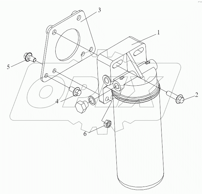  Фильтр тонкой очистки топлива