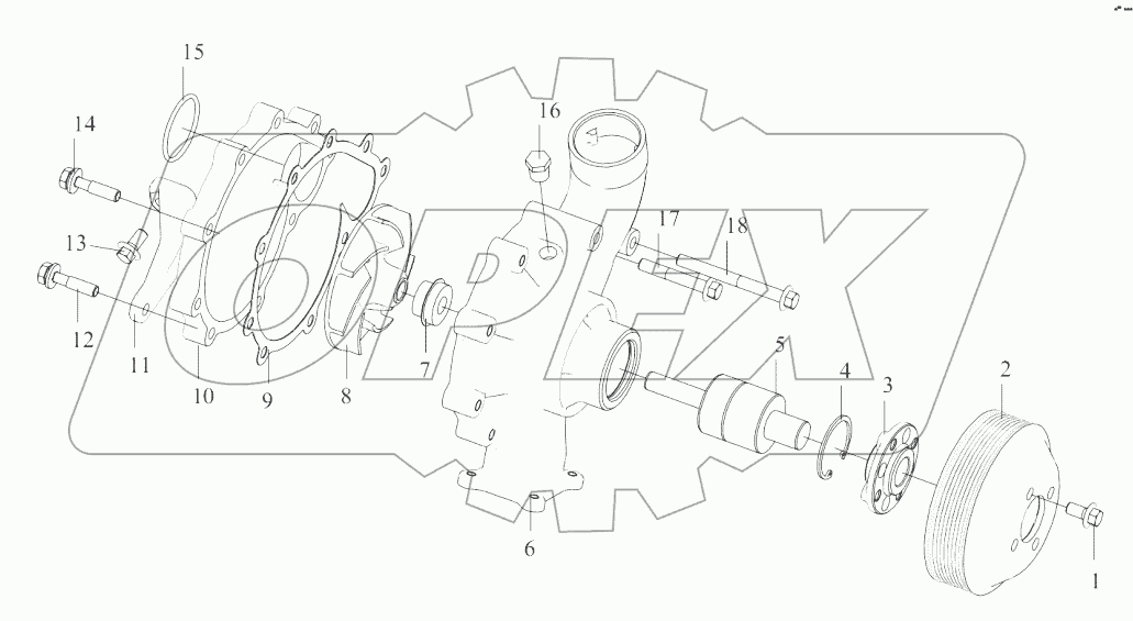  Водяной насос