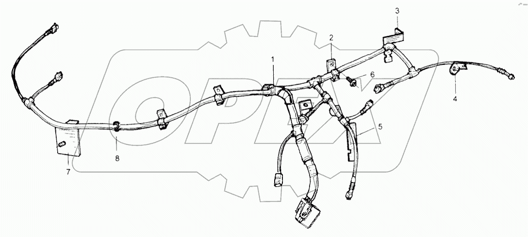  Жгут проводов двигателя