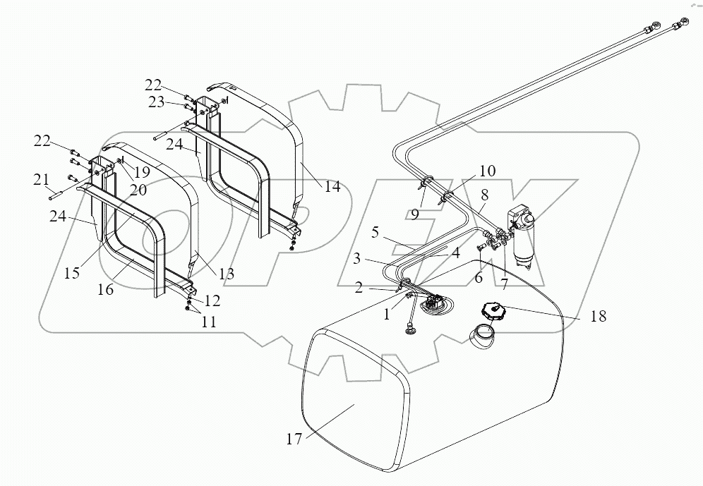  Топливный бак и топливопроводы