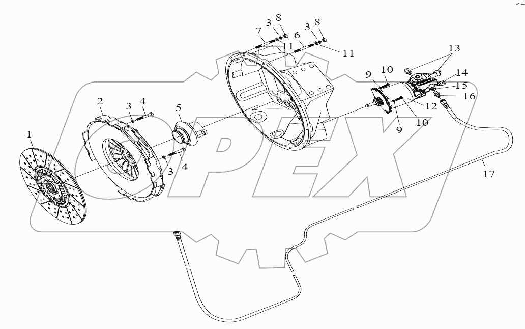  Сцепление и механизм управления