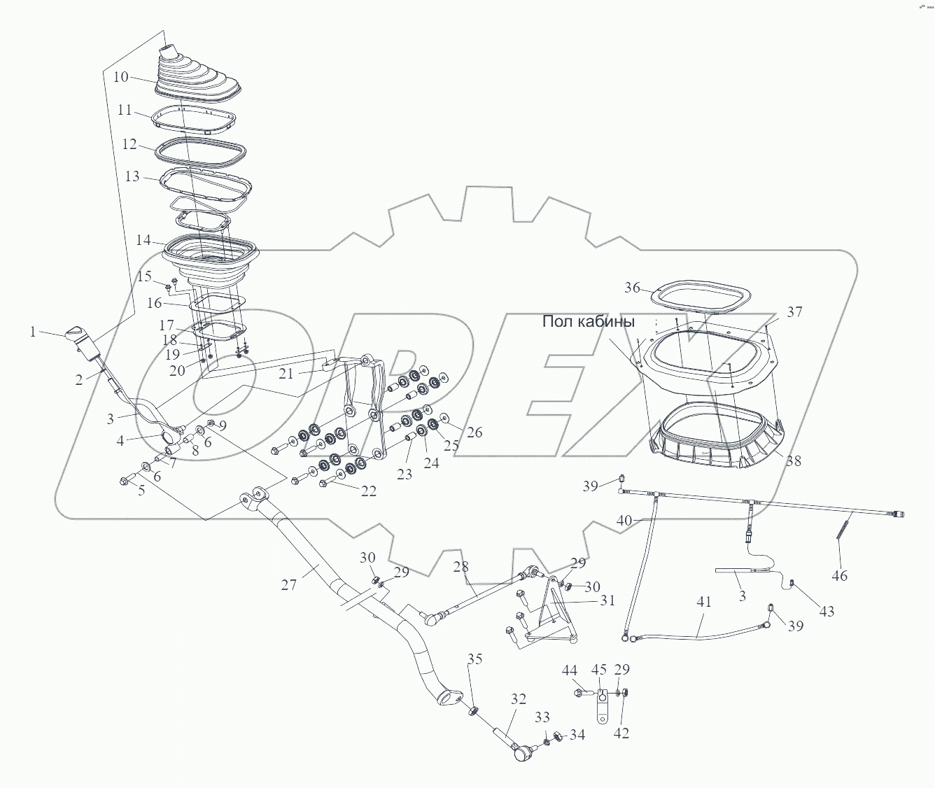  Механизм управления переключением передач