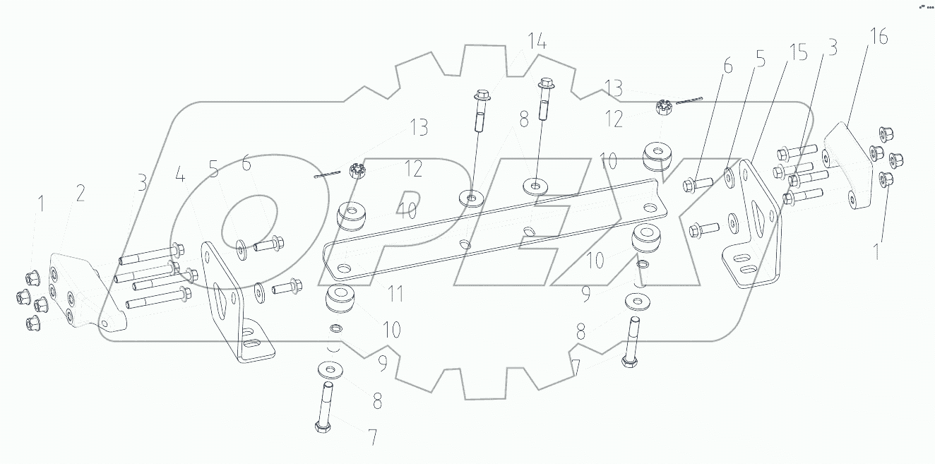  Вспомогательная подвеска КПП