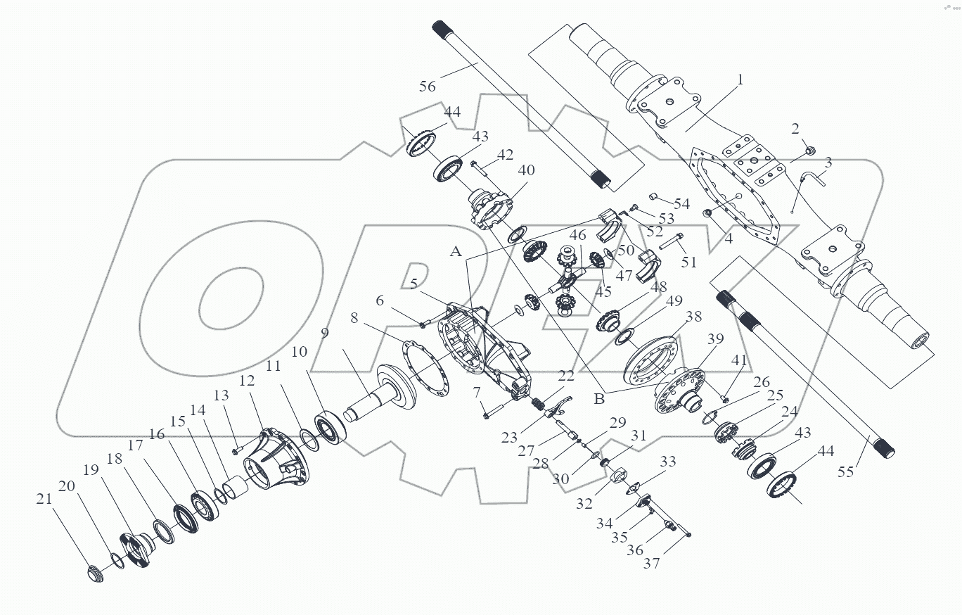  Задний мост