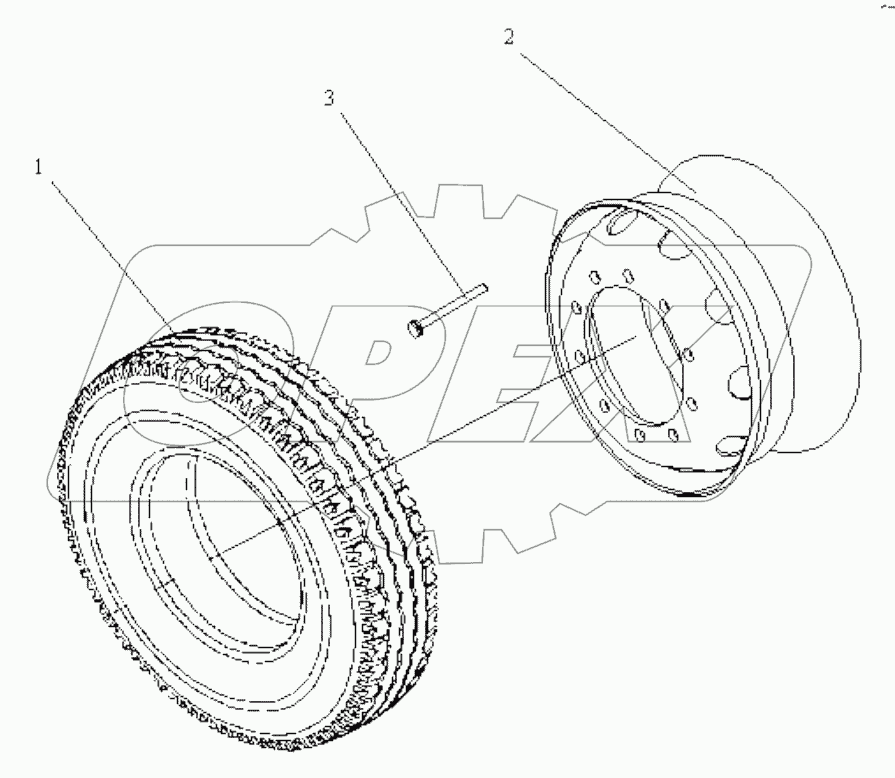  Колесо с шиной