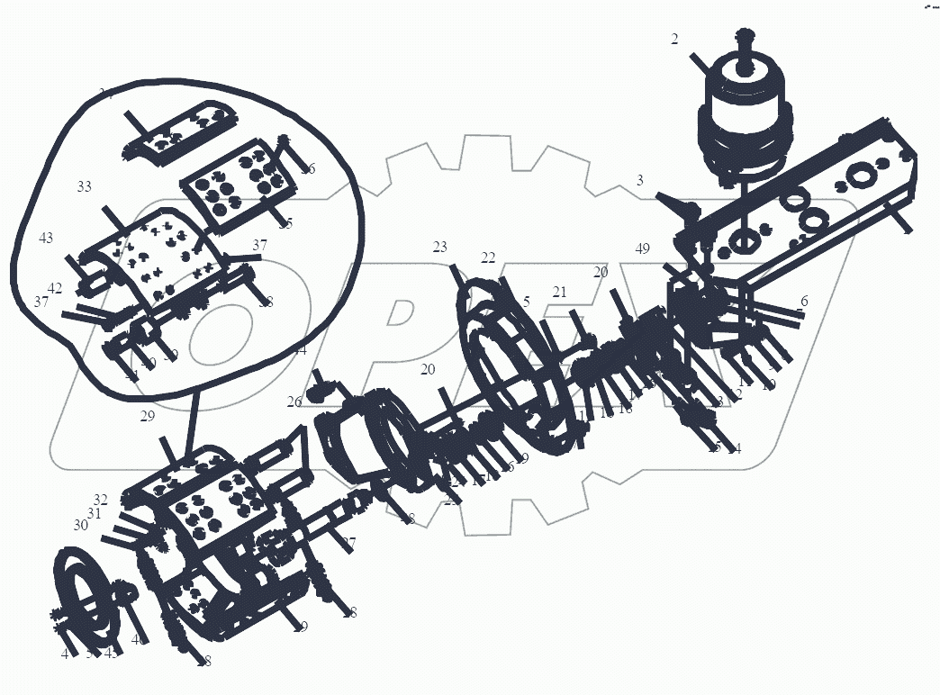  Тормоз заднего колеса