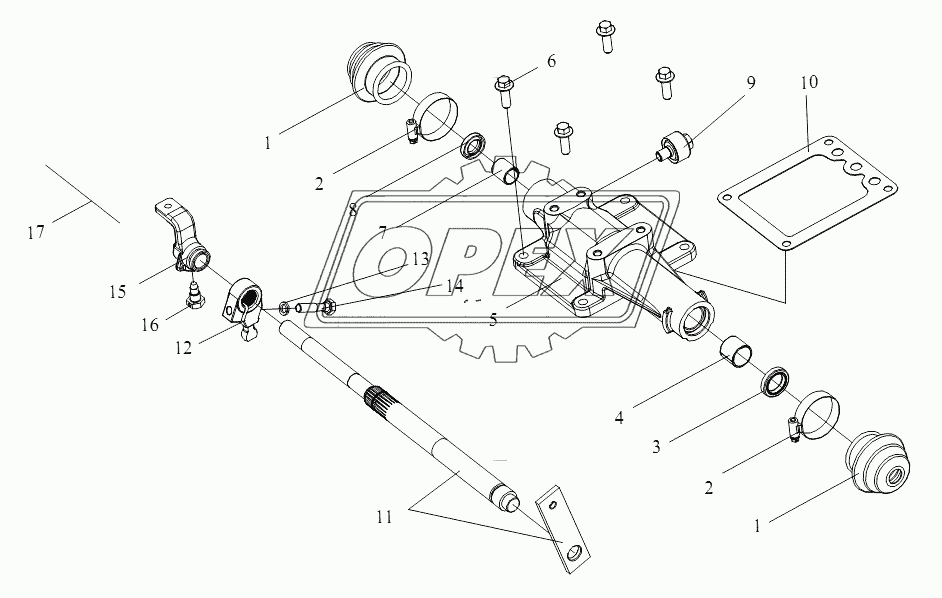 Крышка (с КПП CA10TA130M)