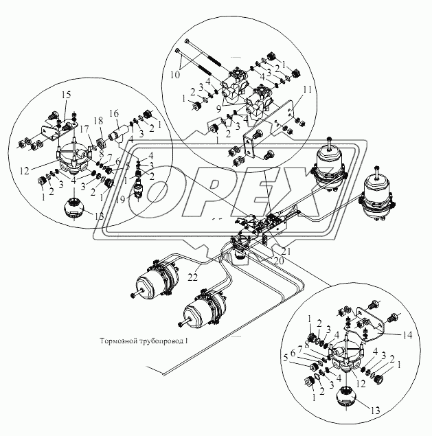 Тормозной трубопровод (II)