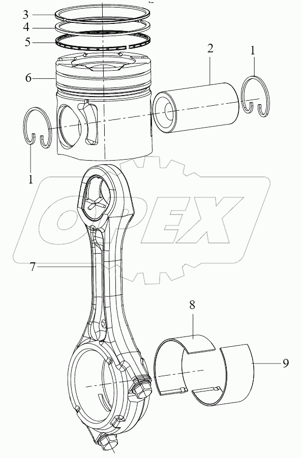  Поршни и шатуны