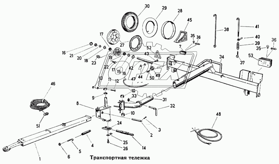 Транспортная тележка