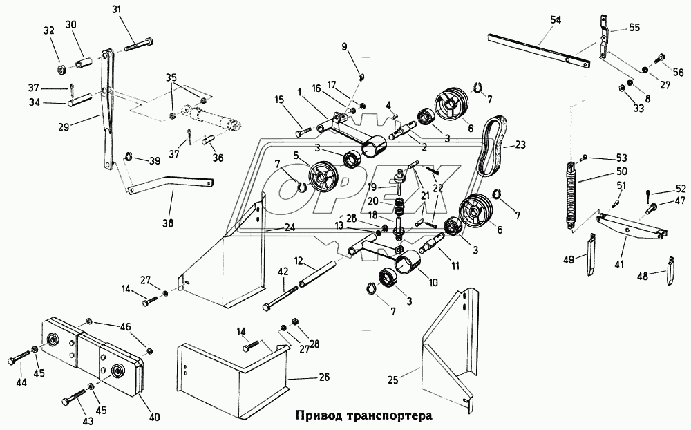 Привод транспортера