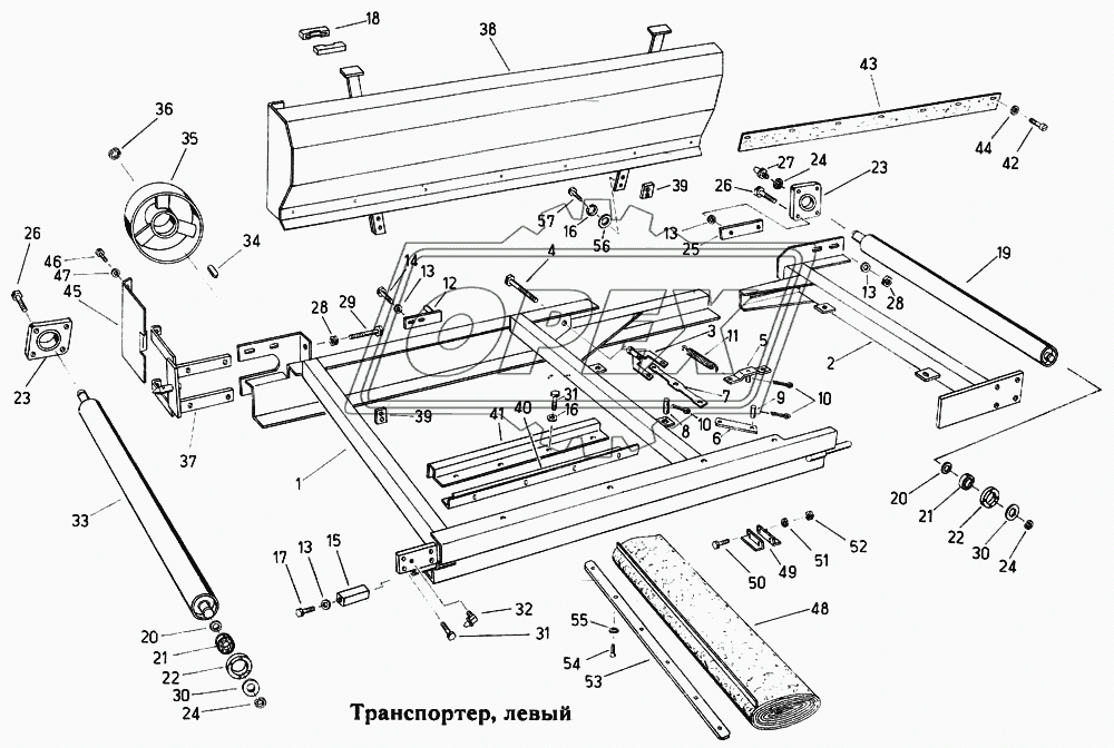 Транспортер, левый 1