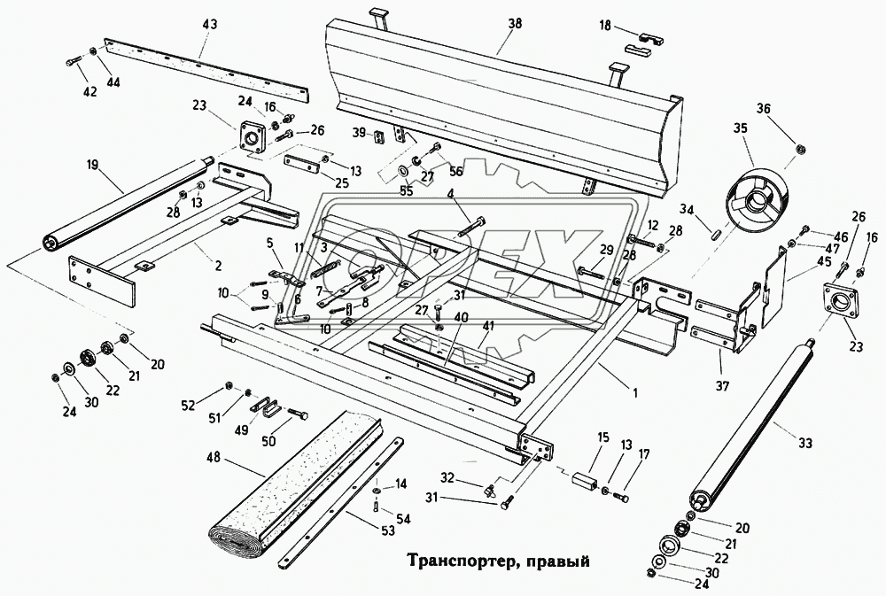 Транспортер, правый 1