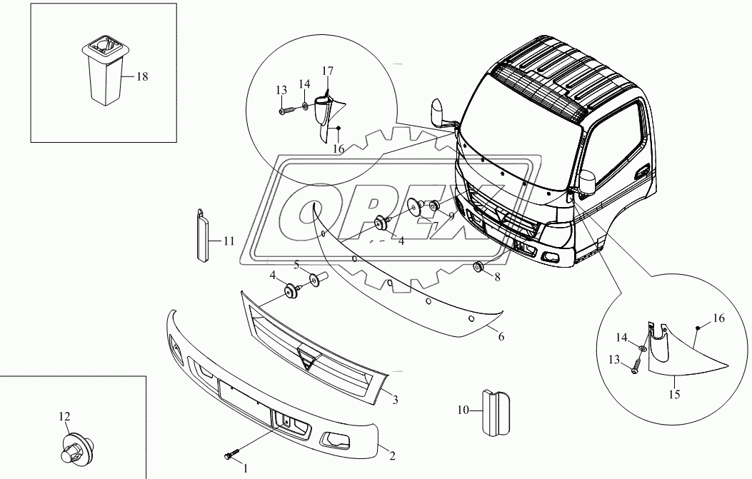 1SB1805310101 Агрегат передней панели