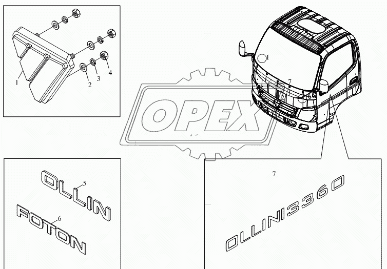 1SB1805050108 Наружная упаковка кузова