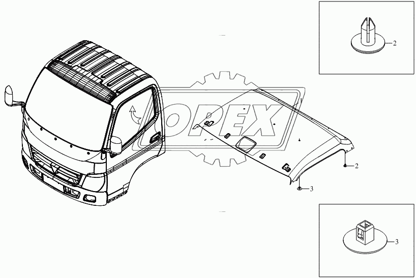 1SB1805720101 Агрегат верхней крышки