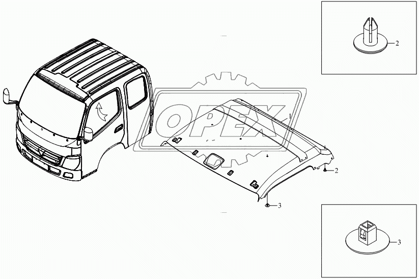 1SB1805720102 Агрегат верхней крышки