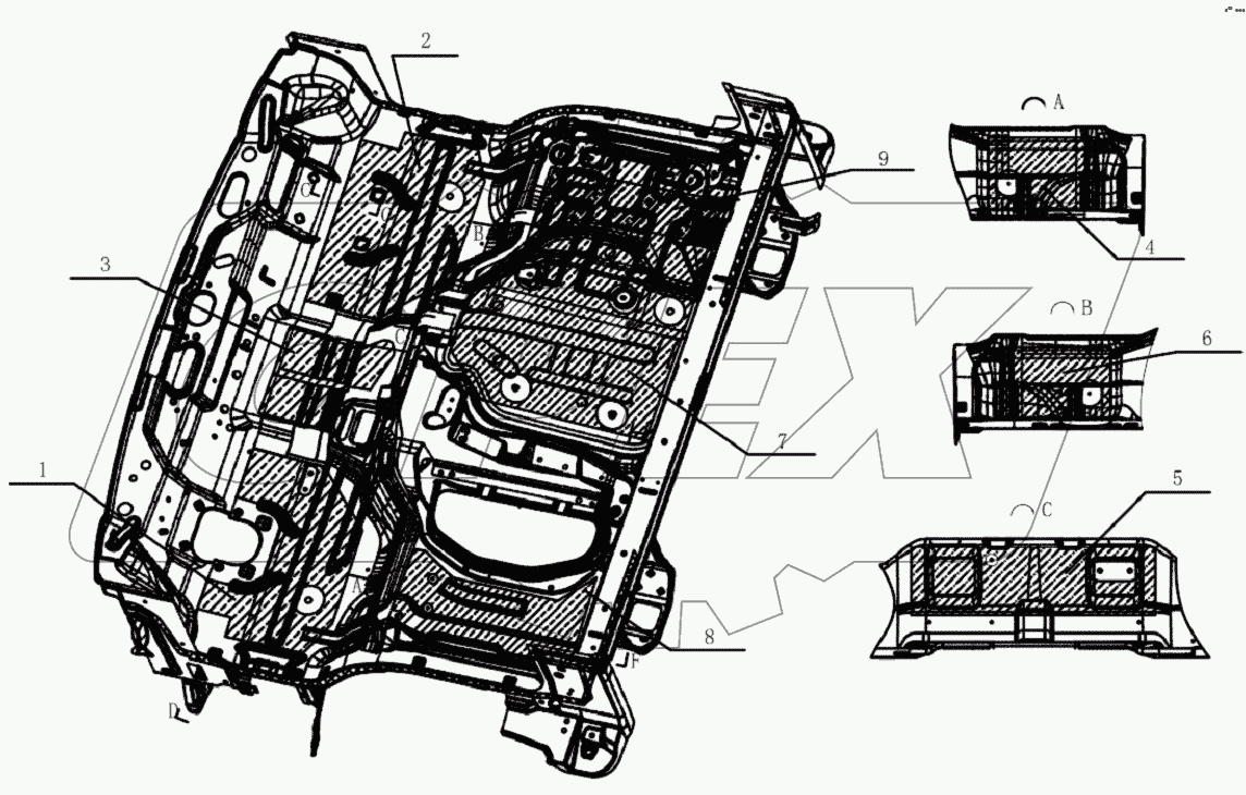 1SB2008710201 Струйная окраска кузова