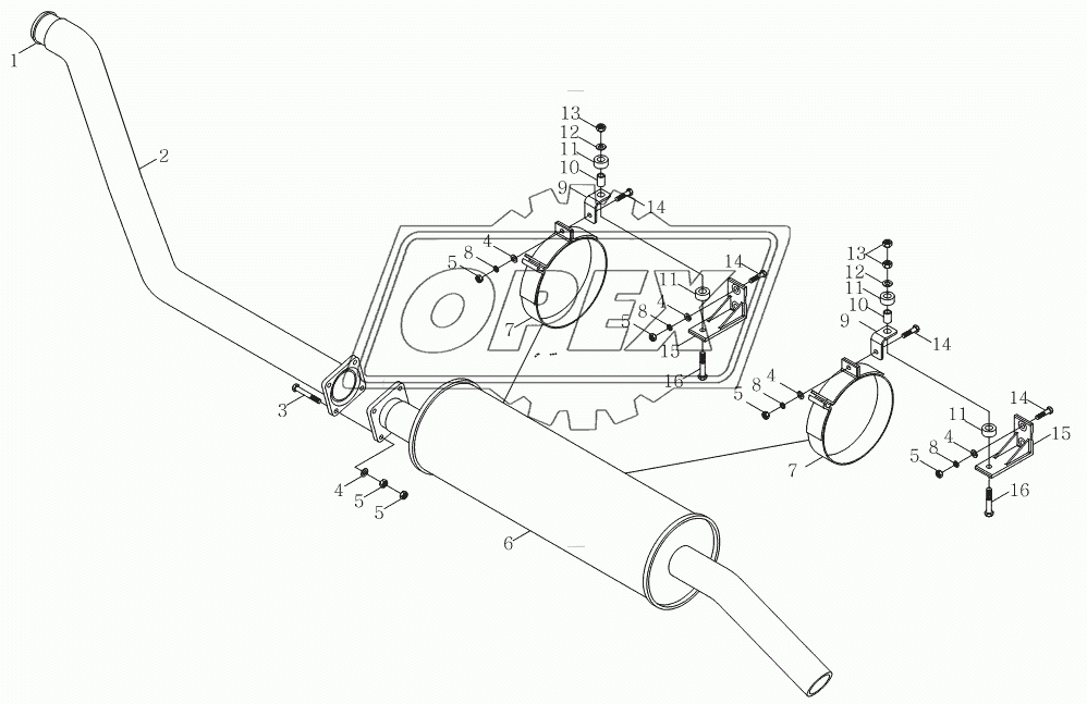 1S10591200111 Выпускное устройство