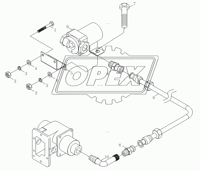 1S10691740101 Установка управления механизмом отбора мощности