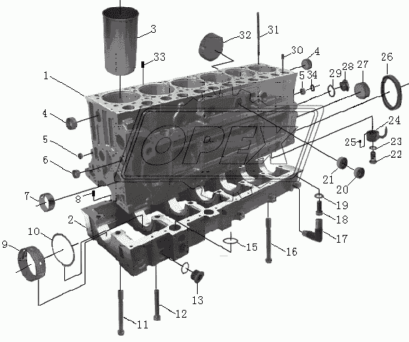 Блок цилиндров 1