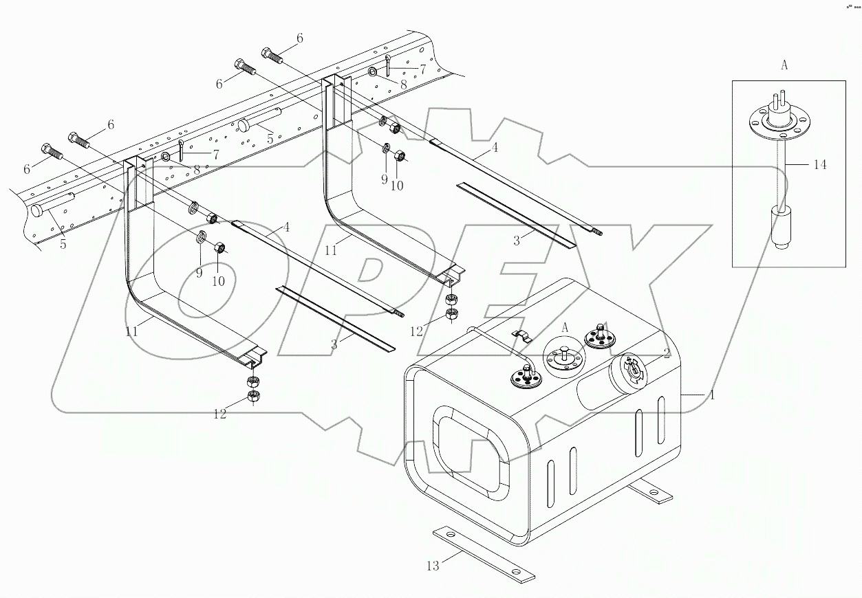  1S32511110104 Fuel tank