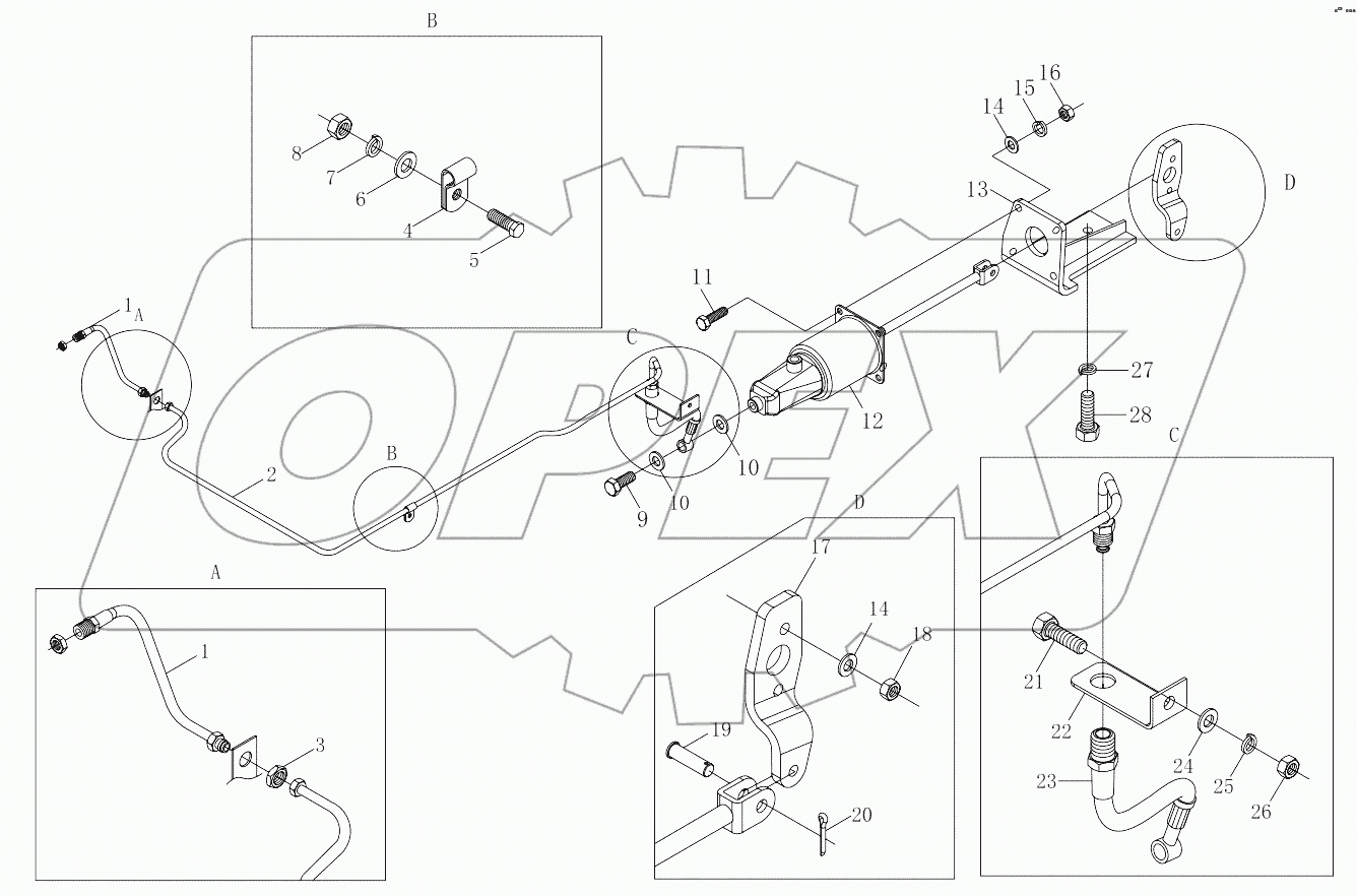  1S32531620102 Clutch operation device