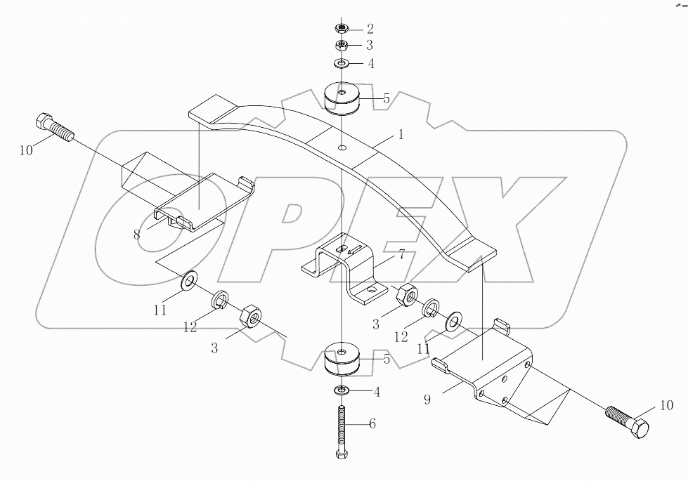  1S32531751501 Gearbox suspension