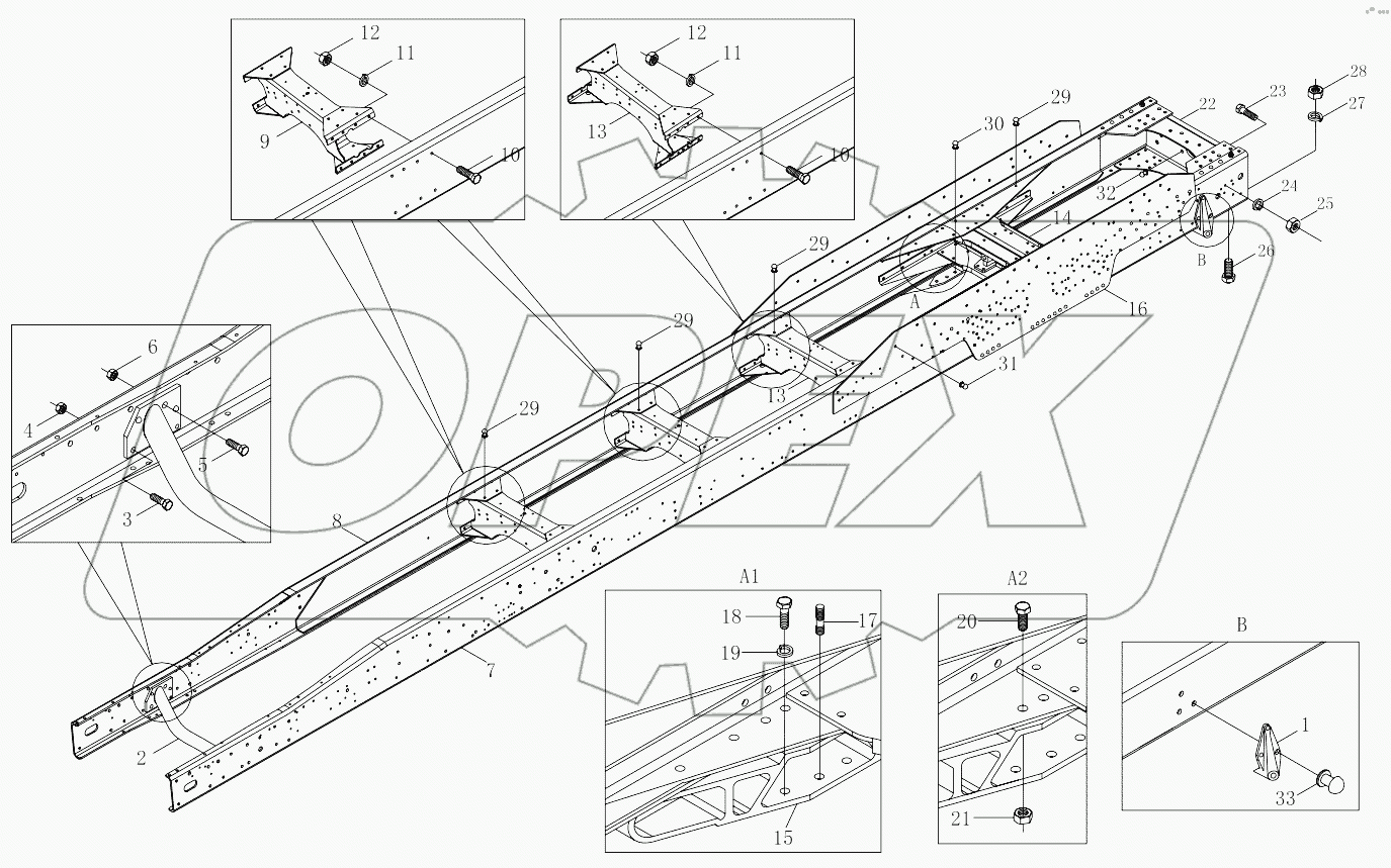  1S32532801501 Frame assy	