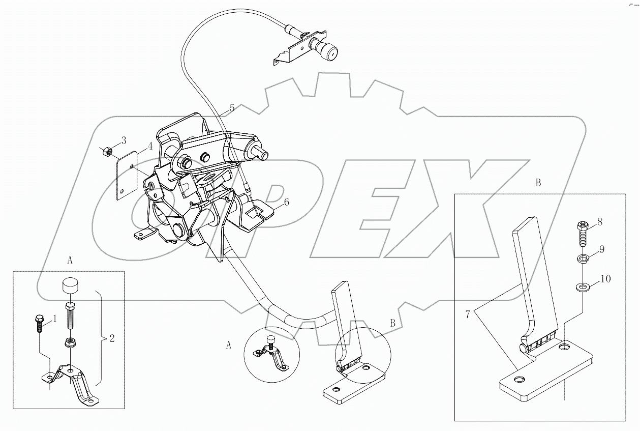  1S42531170701 Acceleration transmission device