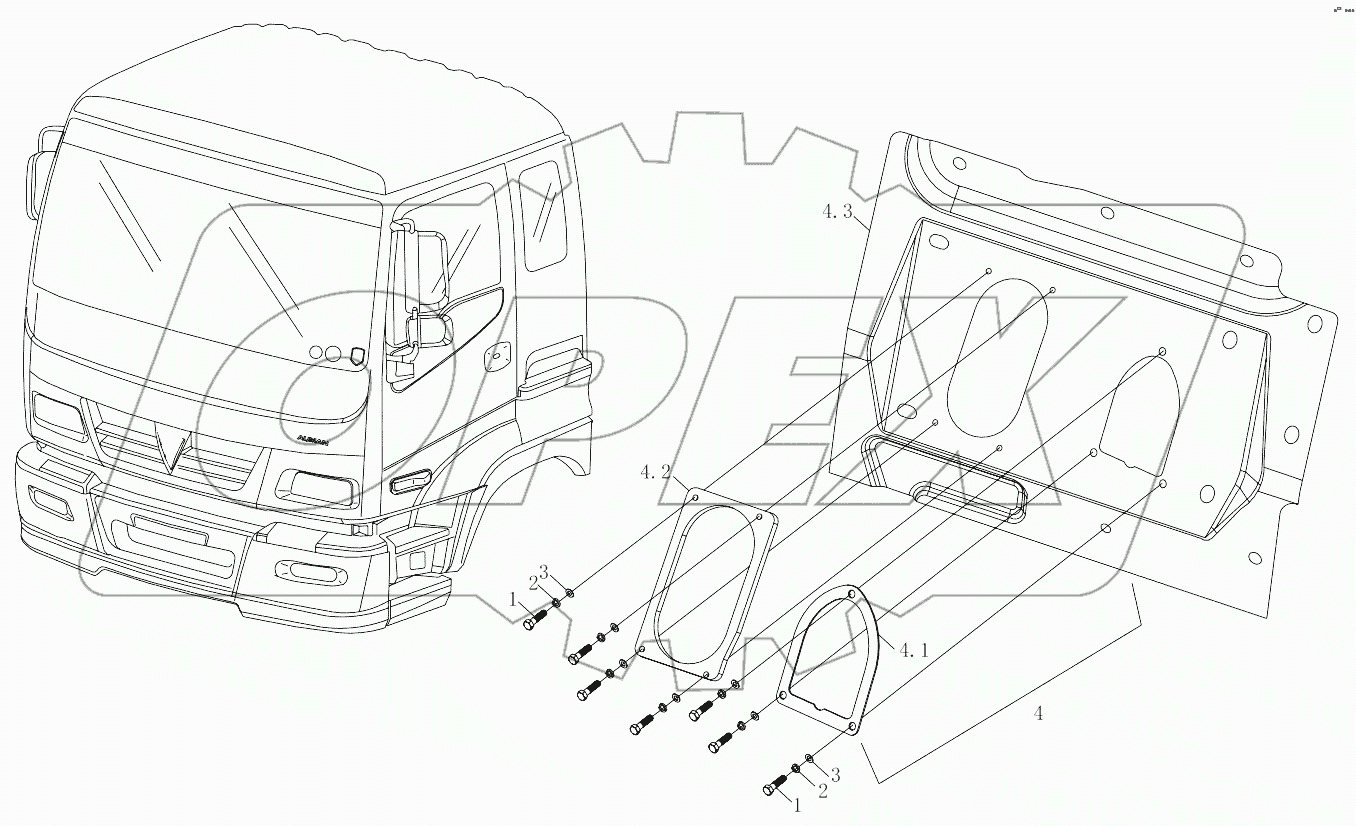  1S42533540001 Pedal and hanger