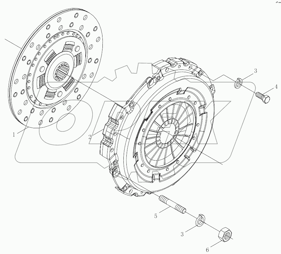  1S325816100H1 Clutch device (WD)