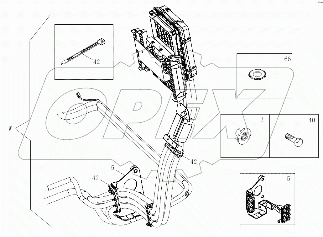  1S41893620711 Chassis harness