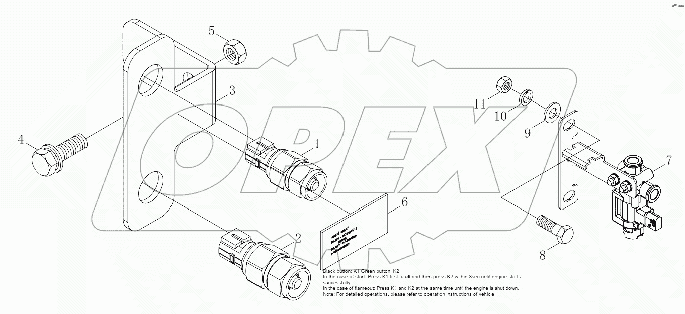  1S41893660202 Switch-chassis part